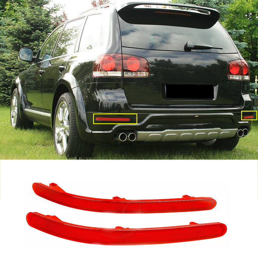 1Pair Tail Rear Bumper Light Brake Light Stop Lamp for VW Touareg 2002-2010