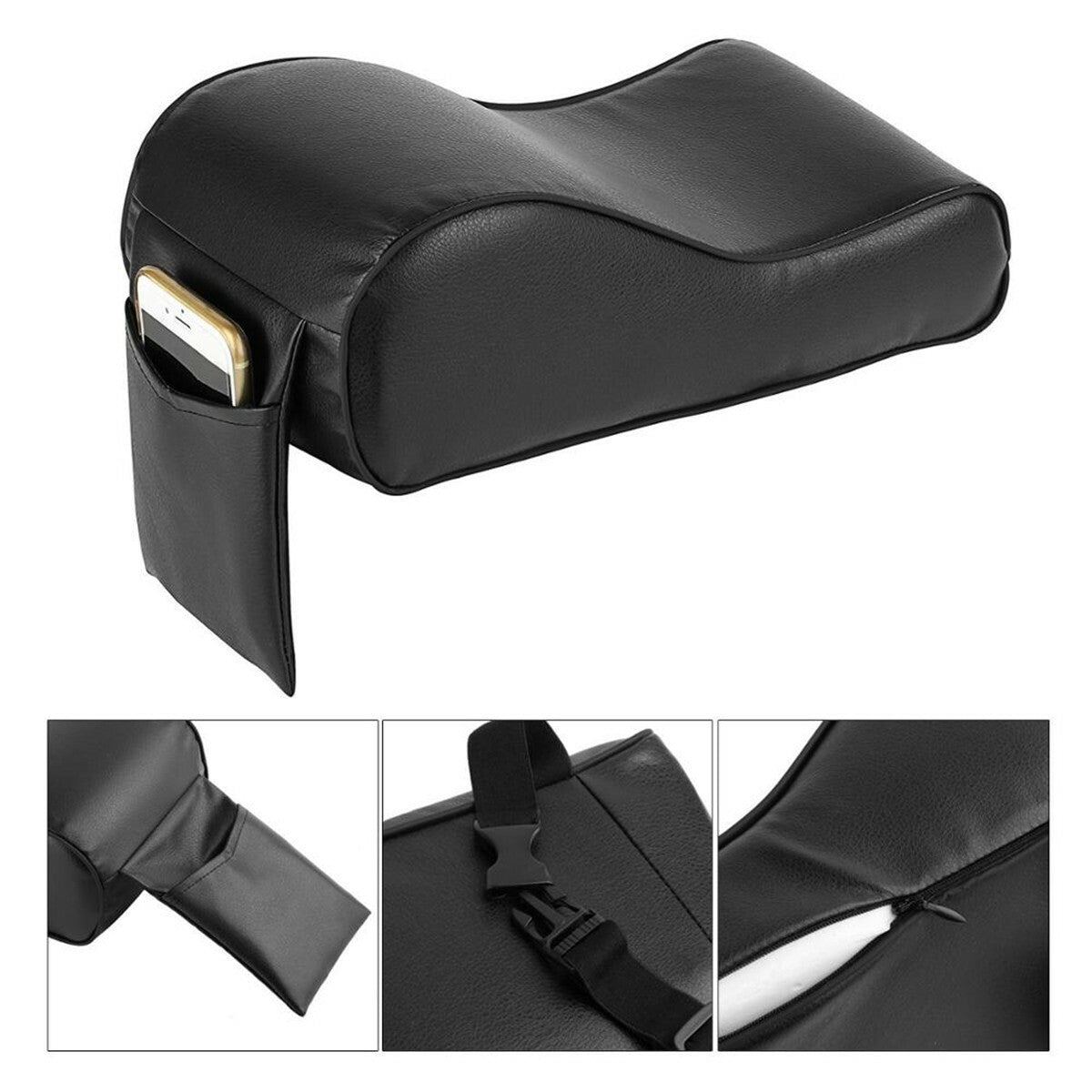 Car Accessories memory Foam Armrest Cushion Cover Center Console Box Pad Protect