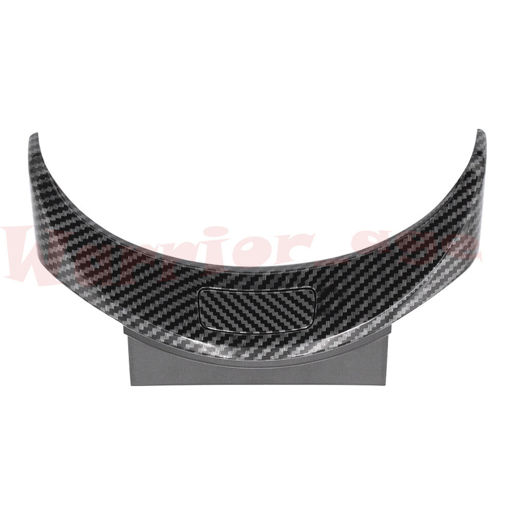 Fit for Benz C300 C350E/C400 Front Console Cover Armrest Release Button Carbon Fiber Q
