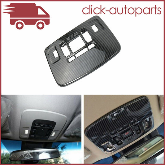 Carbon Fiber ABS Front Reading Light Lamp Cover Trim Fits for Toyota 2018-2021 for Camry