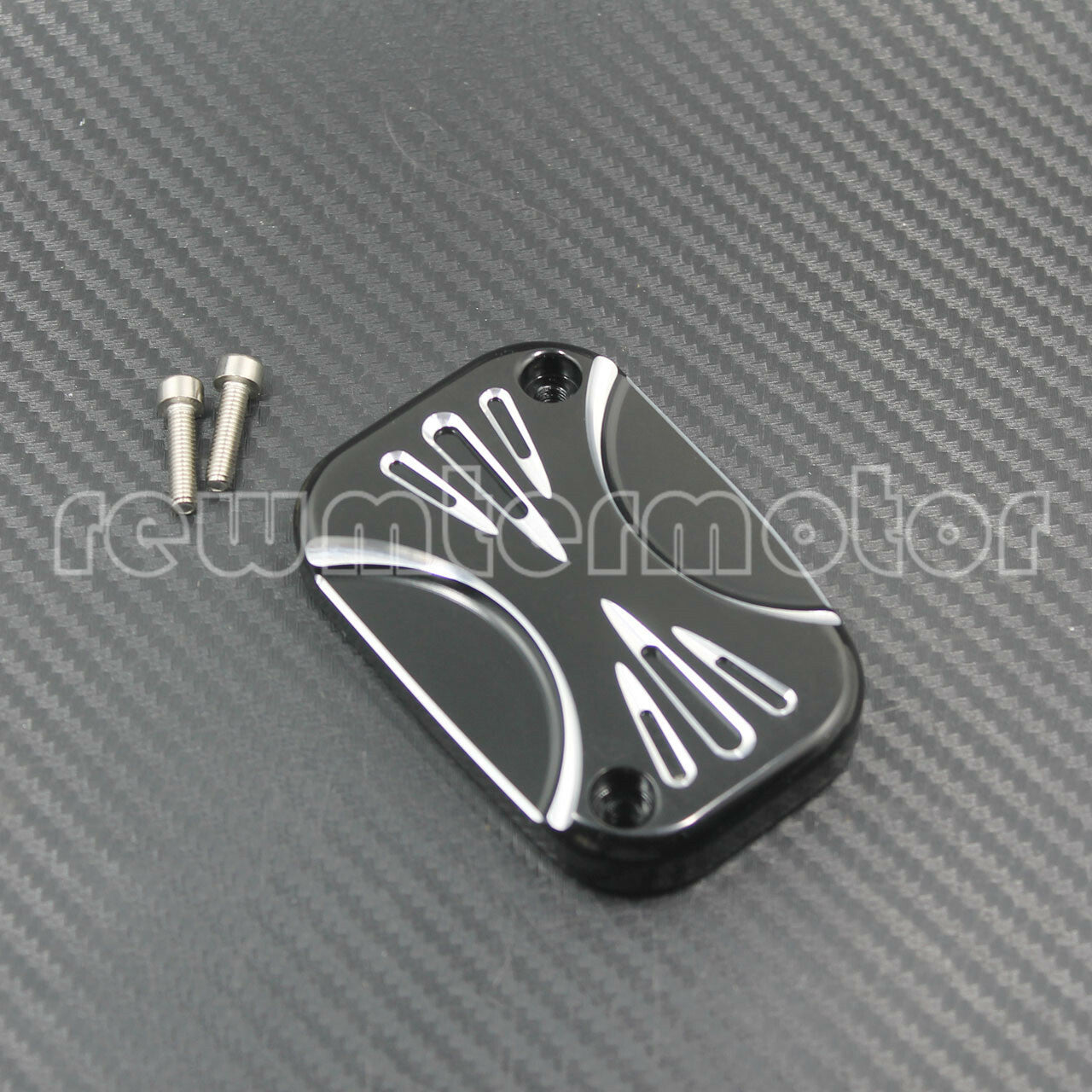 Left CNC Brake Master Front Cylinder Cover Cap Fit for Harley Touring CVO VRSCD Q