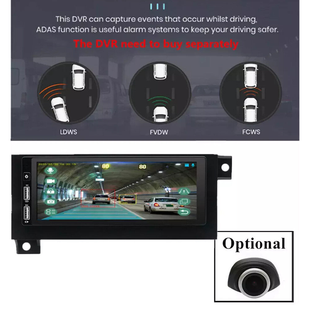 6.8-inch Android 13 stereo radio, CarPlay, GPS navigation for Chrysler for Jeep , for Dodge , and for Plymouth .