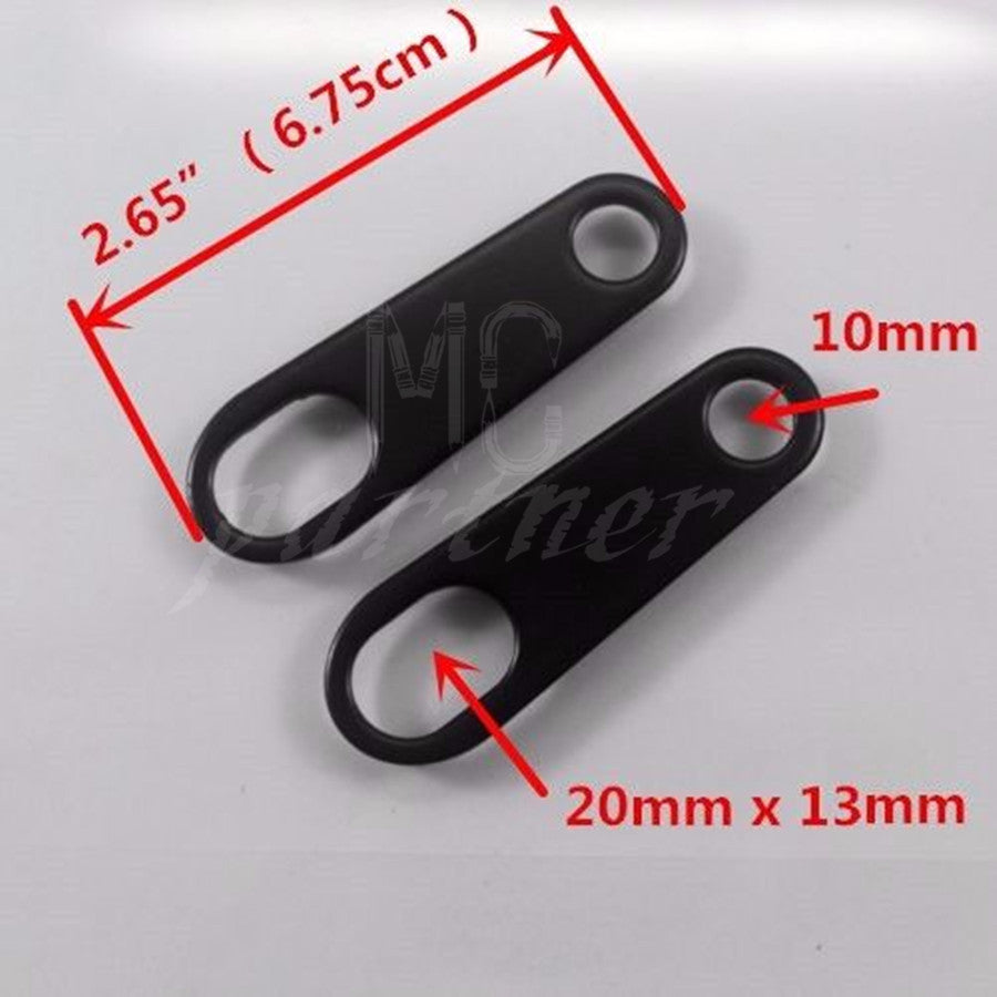 Black Rear Turn Signal Relocater Holder Shock Bracket Old School Cafe Racer Q