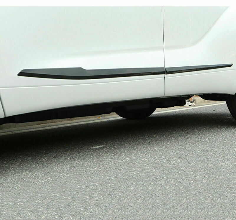 for Toyota Highlander 2020-2024 Bright Black Side Door Body Molding Panel Trims