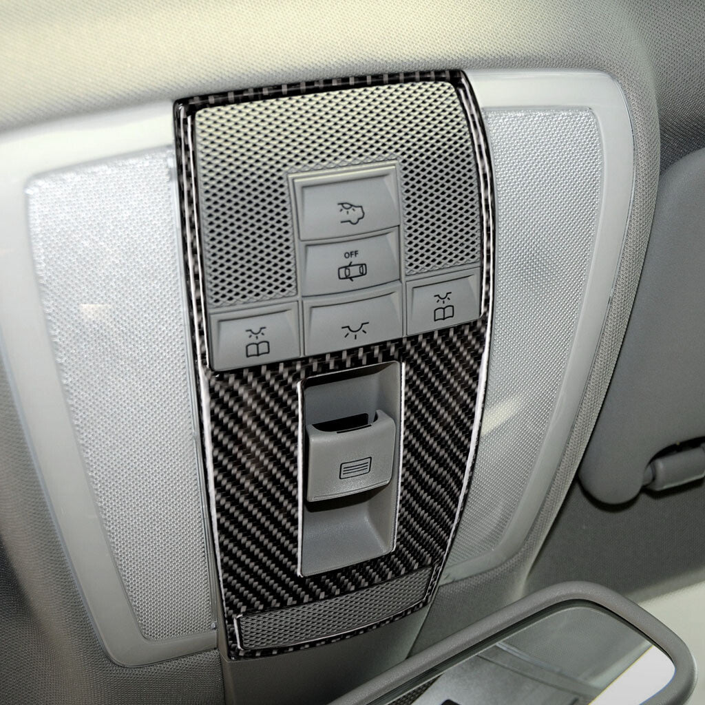 Carbon fiber internal reading light cover suitable for Mercedes C/E class W204/W212
