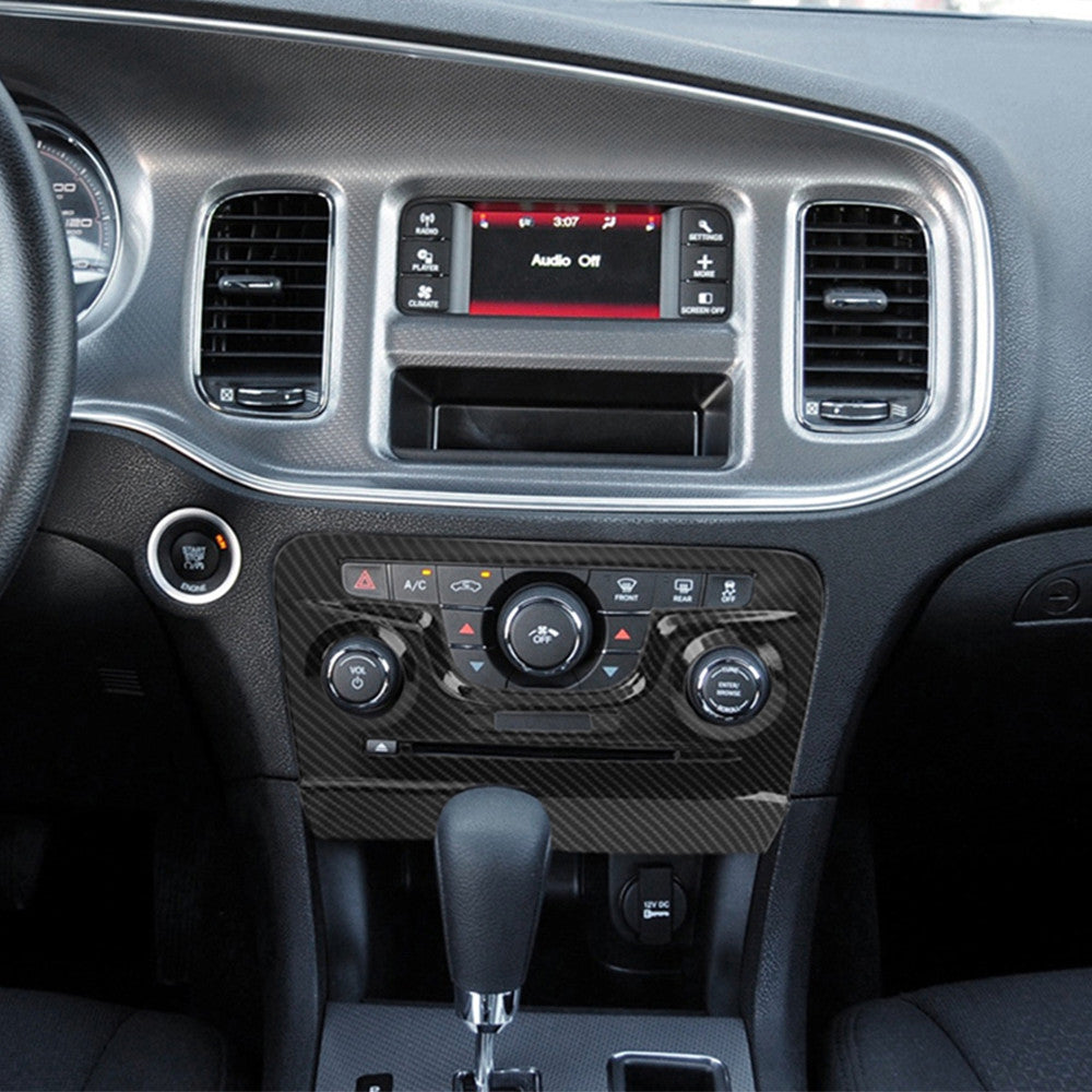 Central Control Air Conditioning Panel Cover Tirm for Dodge Charger 2011-2014