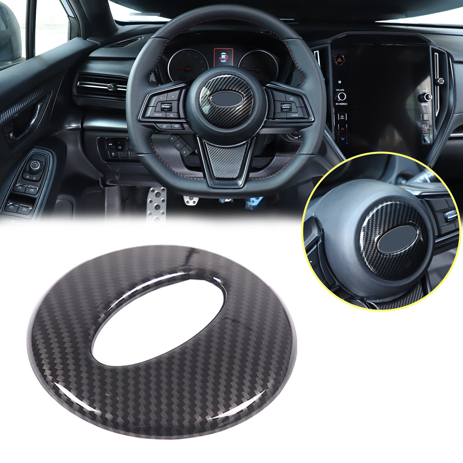 Carbon Fiber Front Reading Light Lamp Cover Trim for Rogue 2021-2023- v