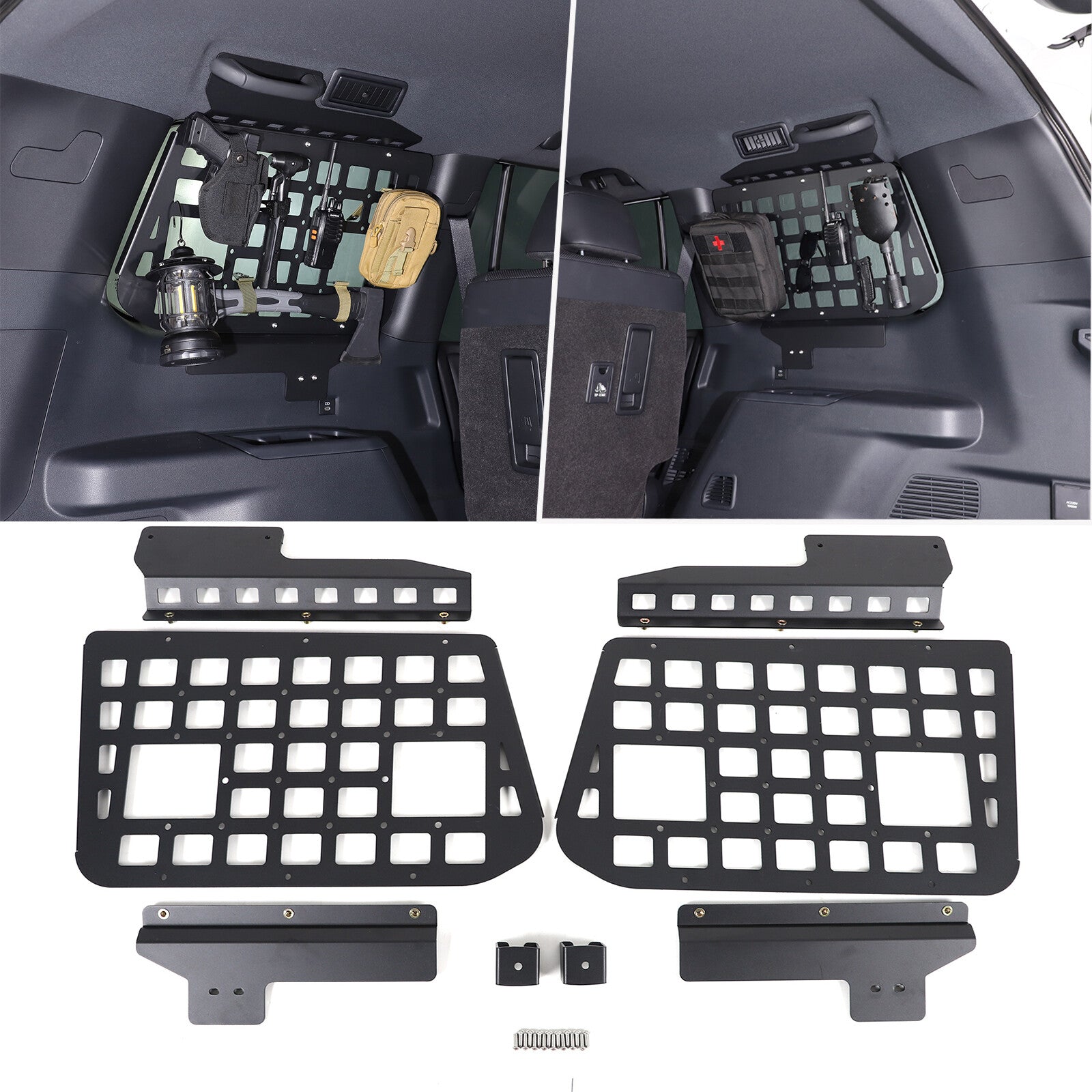 Modular storage panel for rear cargo rack suitable for Land Cruiser Prado LC250 2024-2025 n