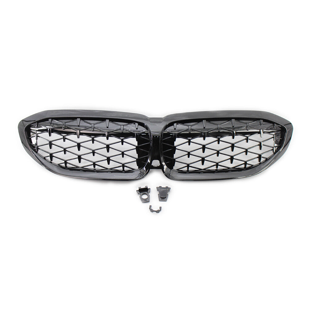 Diamond Style Grill for BMW New 3 Series G20 2019-2022 Front Kidney Grille
