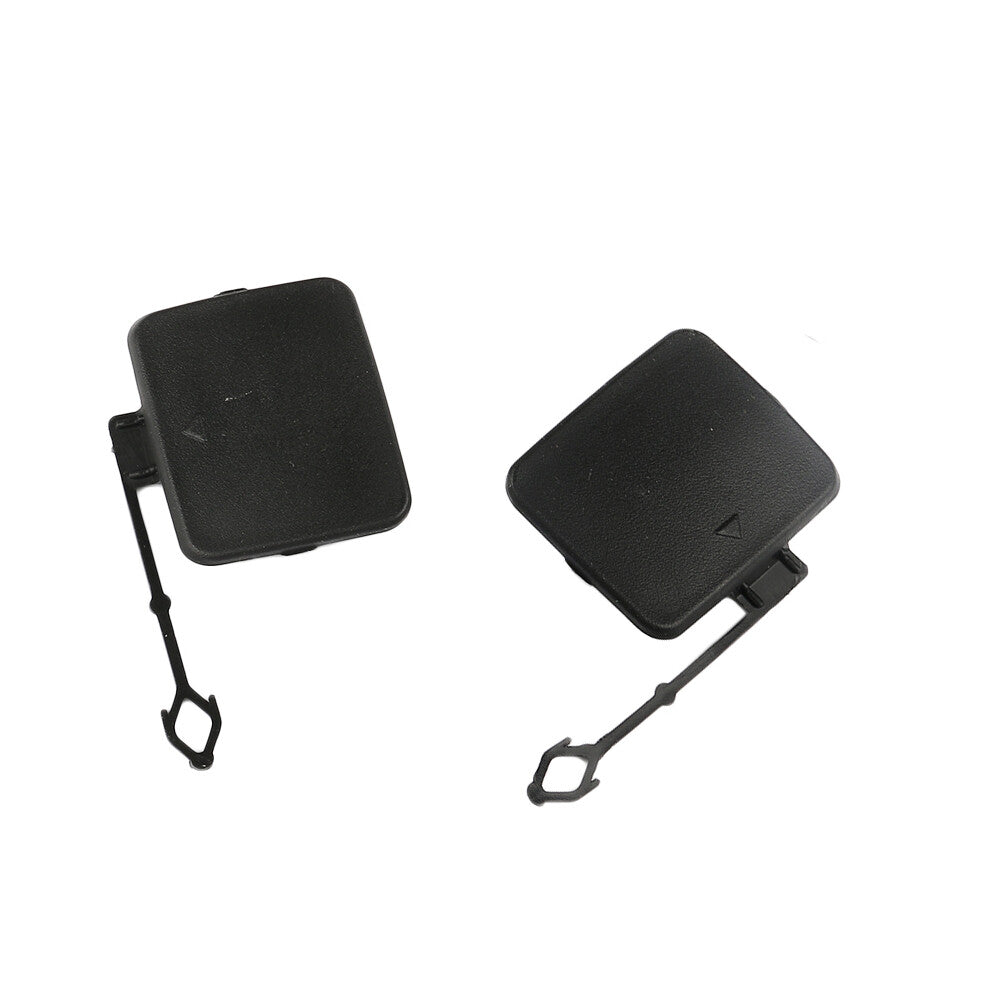 2x Rear Left  Right Bumper Tow Hook Cover for 2006-2009 for BMW for X5 E70 Unpainted Q