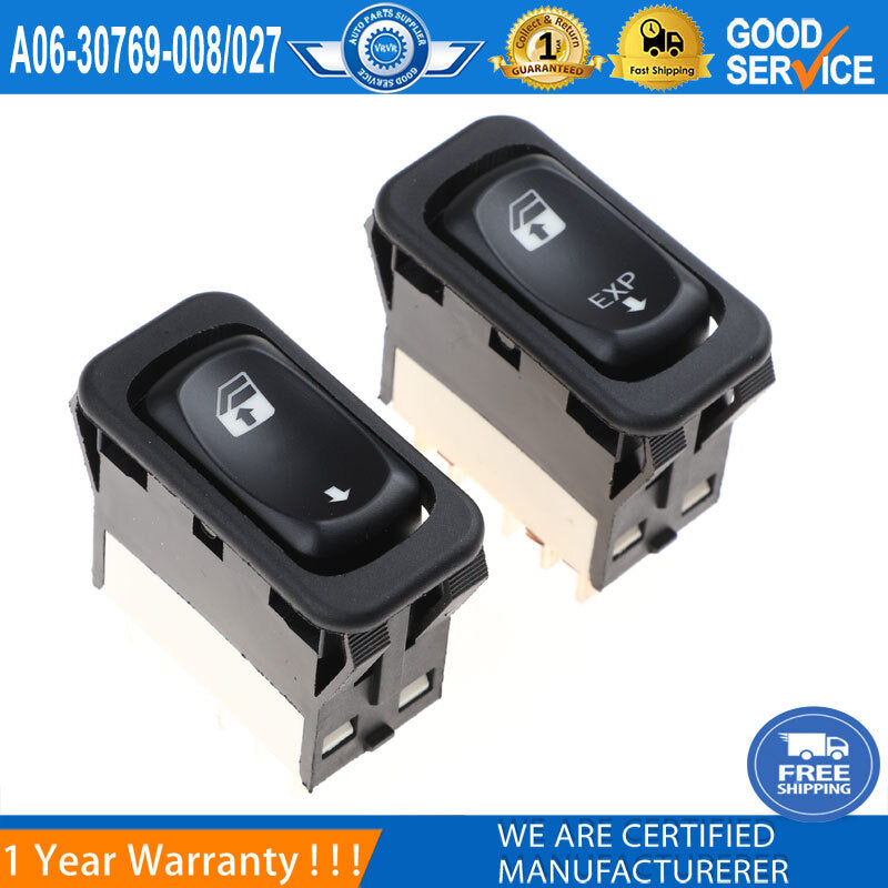 Two front left window switches for Freightliner Columbia Century 2001 - 2011