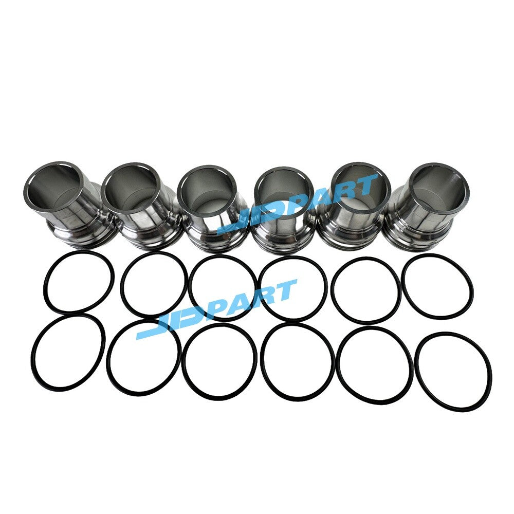 6-piece C9 fuel injector nozzle sleeve 229-1490 for Caterpillar engine parts -