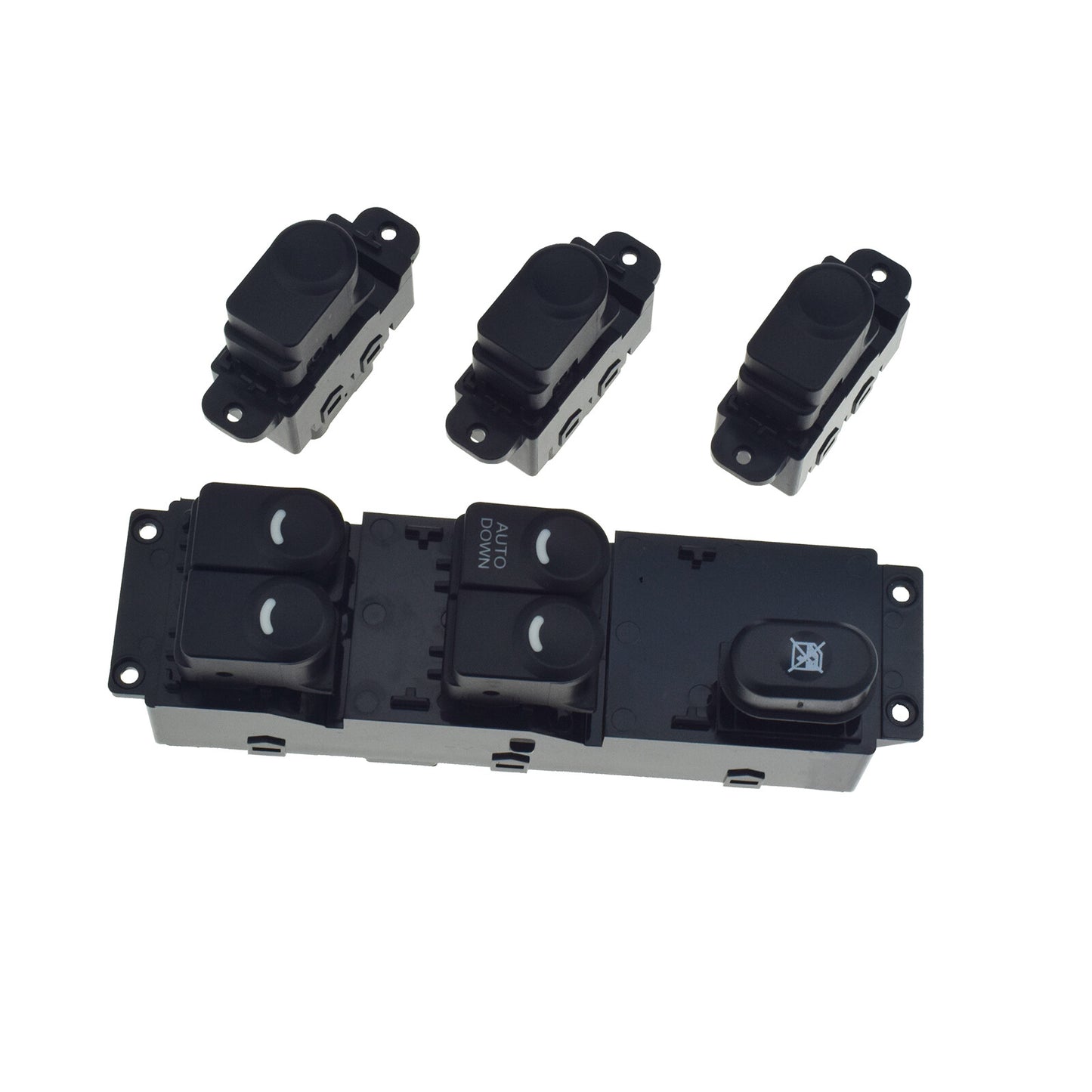 Front Left Power Window Switch Set (4 Pieces) for Hyundai Accent 2011-2017 1.6L n