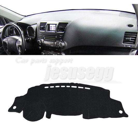 For 08-13 for Toyota Highlander LHD Interior Sun Shade Visor Pad Dashboard Cover Mat