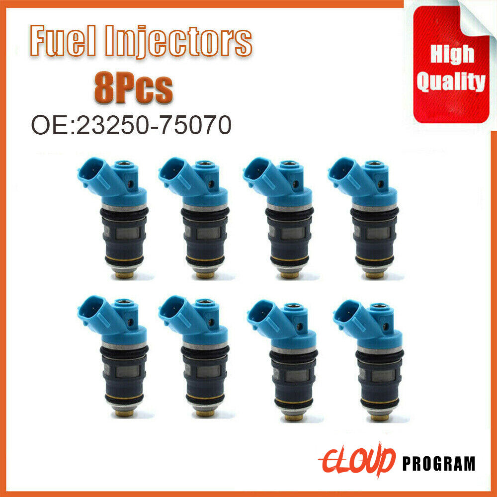 8x 23250-75070 for Toyota Hilux RZN14 Hiace RZH1 Dyna RZY2 1RZE Fuel Injector