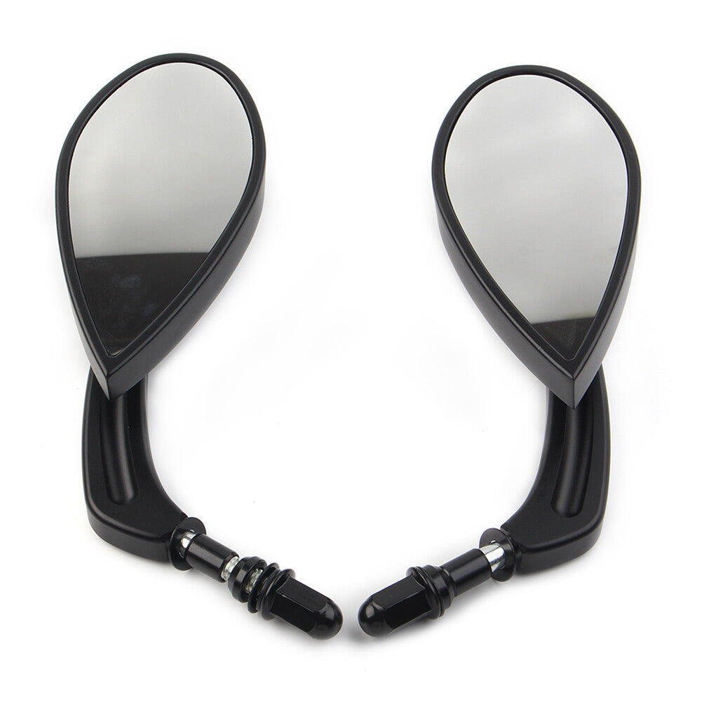 Motorbike Bar End Rearview Mirrors for Harley Touring Street Road Glide King Q
