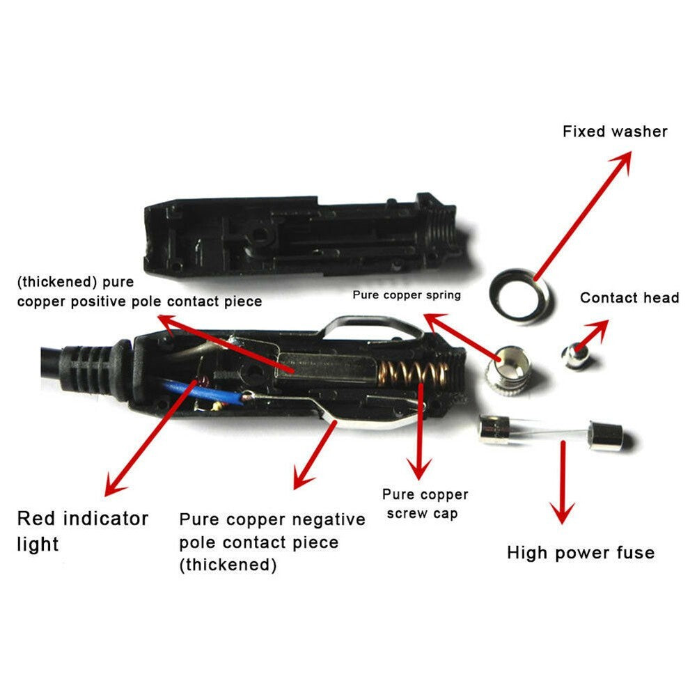 Car Socket Tools 12V ABS Accessory For Vehicle Motor