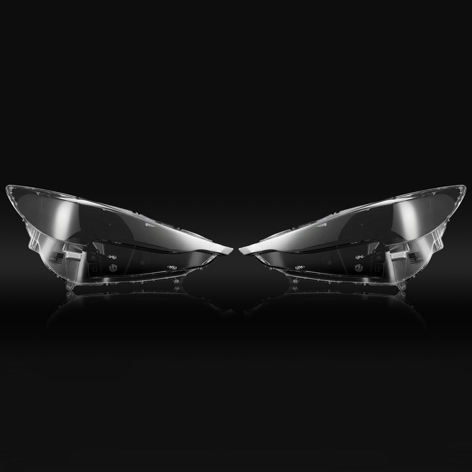 Pair for Mazda CX5 CX-5 2017-2021 Left+Right Headlight Lens Cover Headlamp Shell