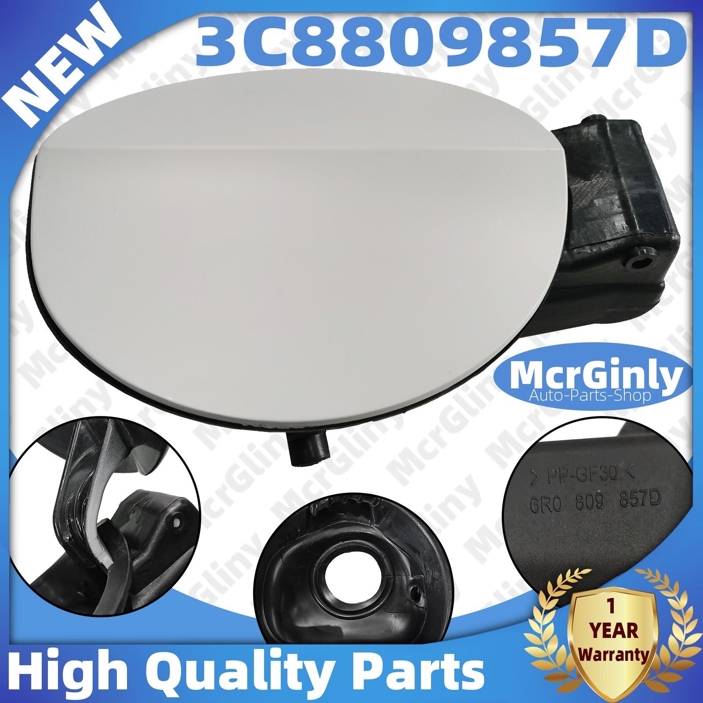 Suitable for Passat CC 2009-2012 NewFuel fuel tank filler cap flip cover 3C8809857- n