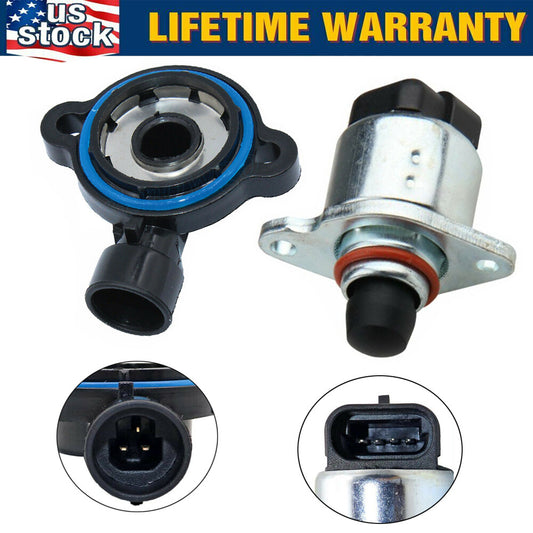 New Throttle Position Sensor and Idle Air Control Valve Set For LS for Chevy GM