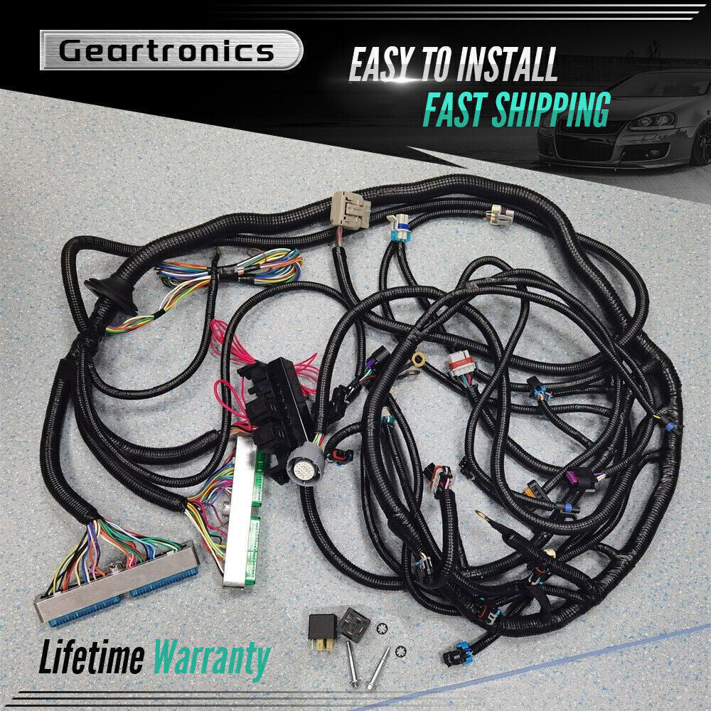 2003-07 LS Vortec Standalone Wiring Harness W/4L60E 4.8 5.3 6.0 Multec Wire DBW