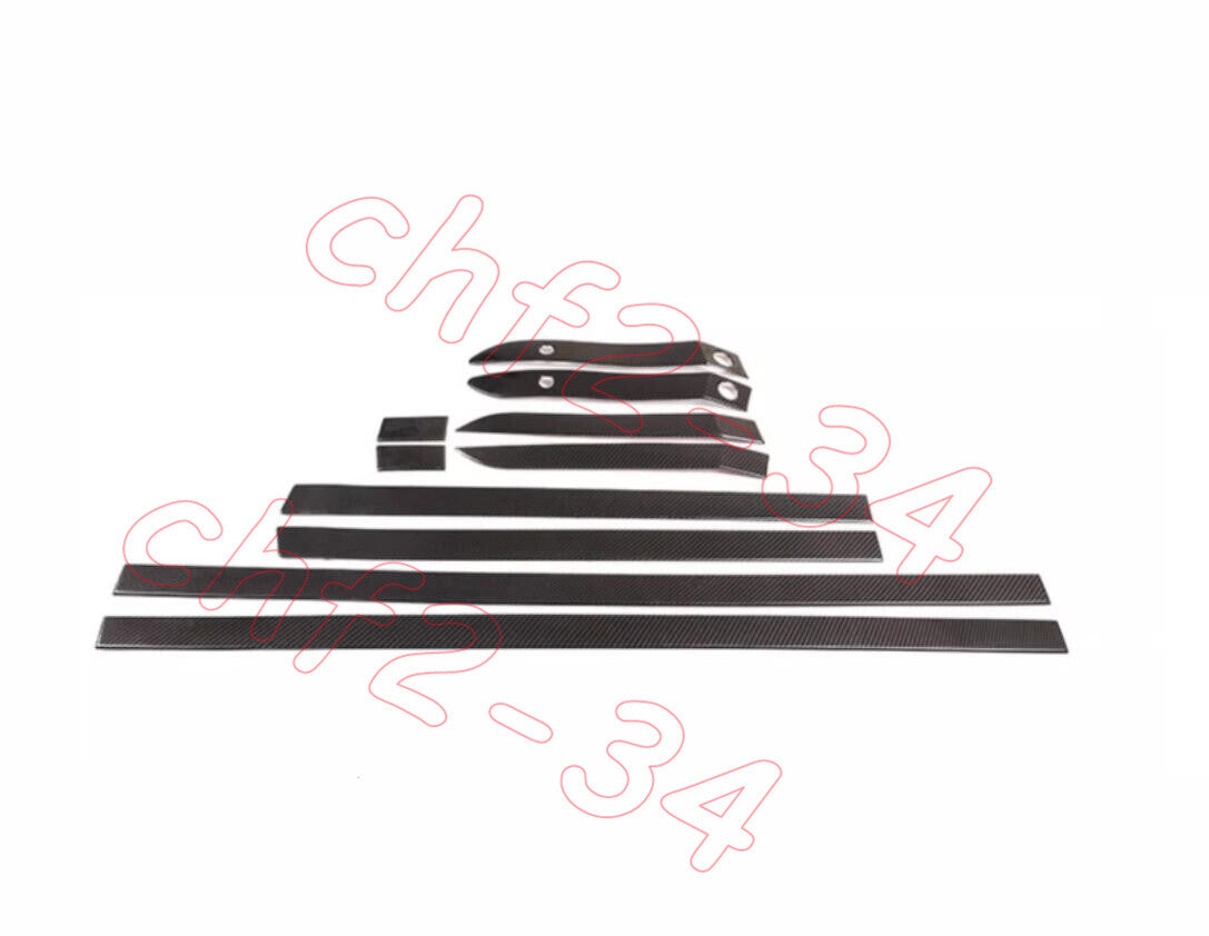for Land Rover for Range Rover Evoque 2020-23 ABS Carbon Car Body Side Moulding Trim
