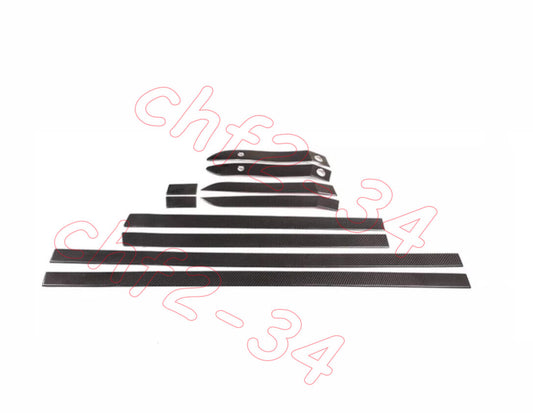 for Land Rover for Range Rover Evoque 2020-23 ABS Carbon Car Body Side Moulding Trim