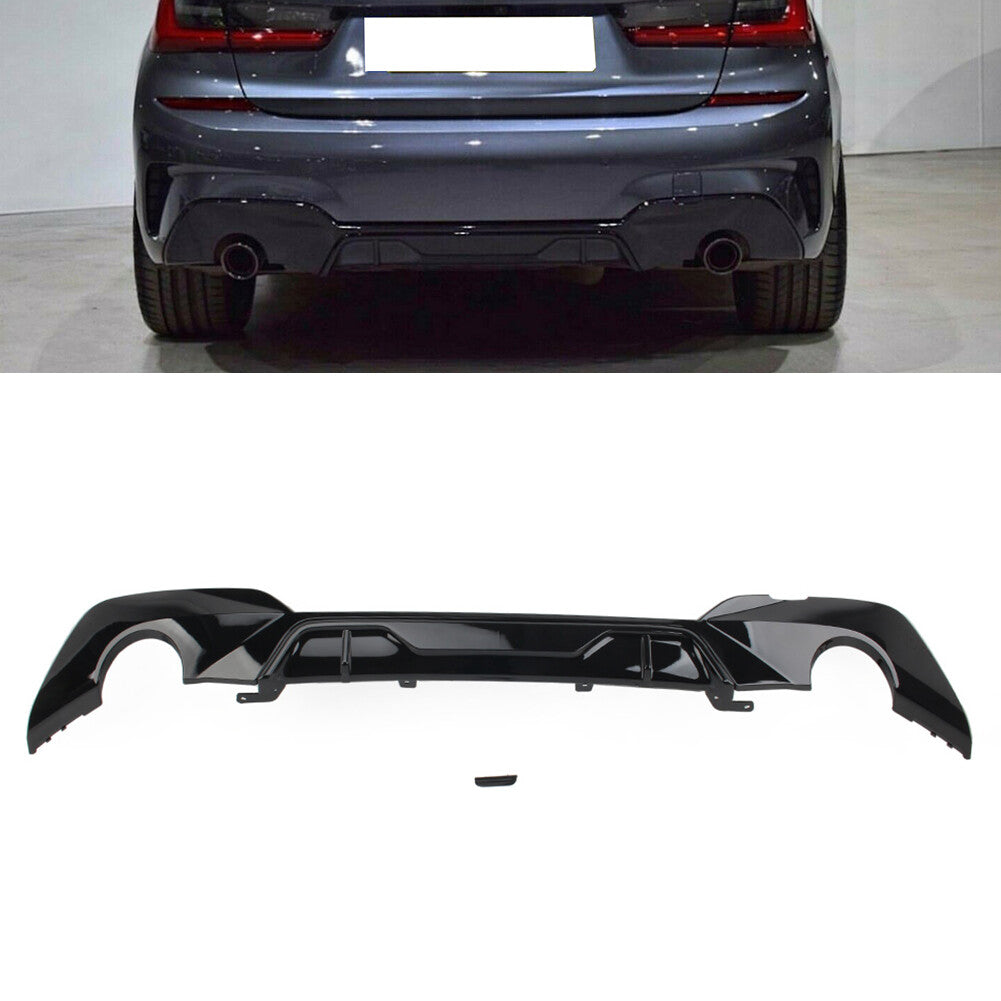 for BMW 3 Series G20 G21 G28 2019+ Rear Bumper Lip Diffuser Lip Q