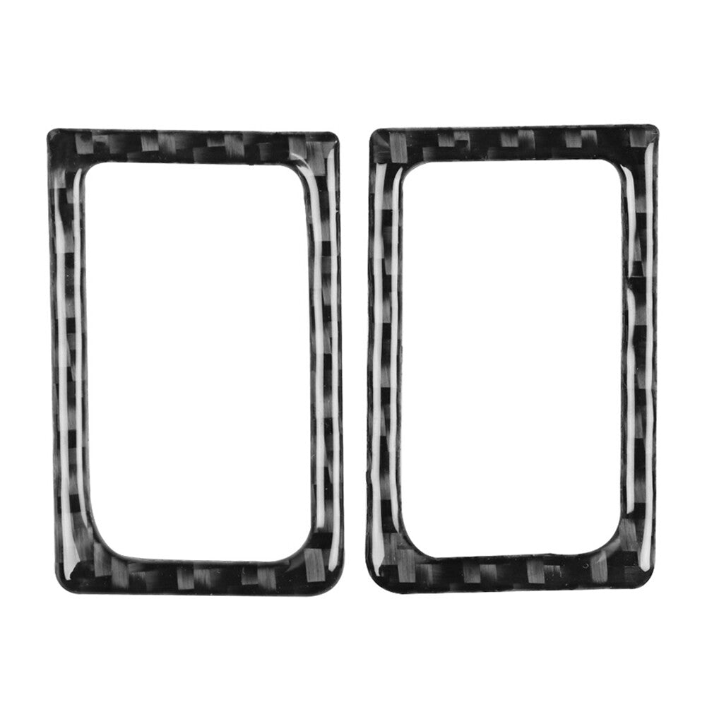 Interior Door Lock Pins Frame Cover Trim for Nissan GTR R35 2008-2020 Black 2pcs