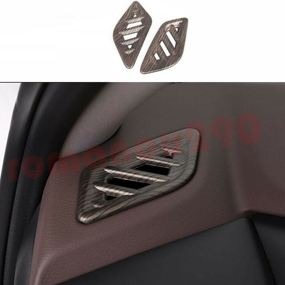 Inner Wood Grain Upper Air Vent Outlet Cover Trim ABS for Nissan Rogue 2021-2024