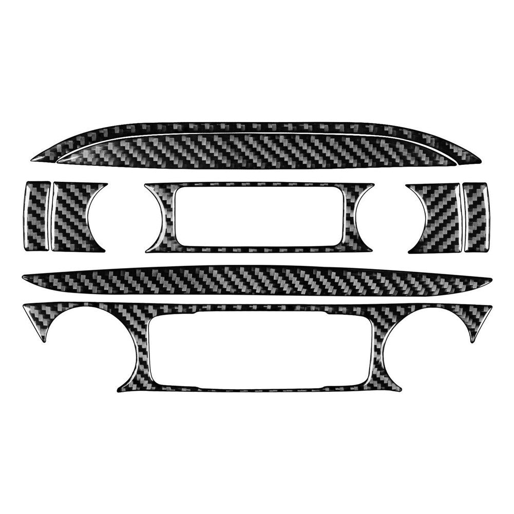 Red Carbon Fiber Speedmeter Surround Cover Trim for for Chrysler 300 2005-2007 v