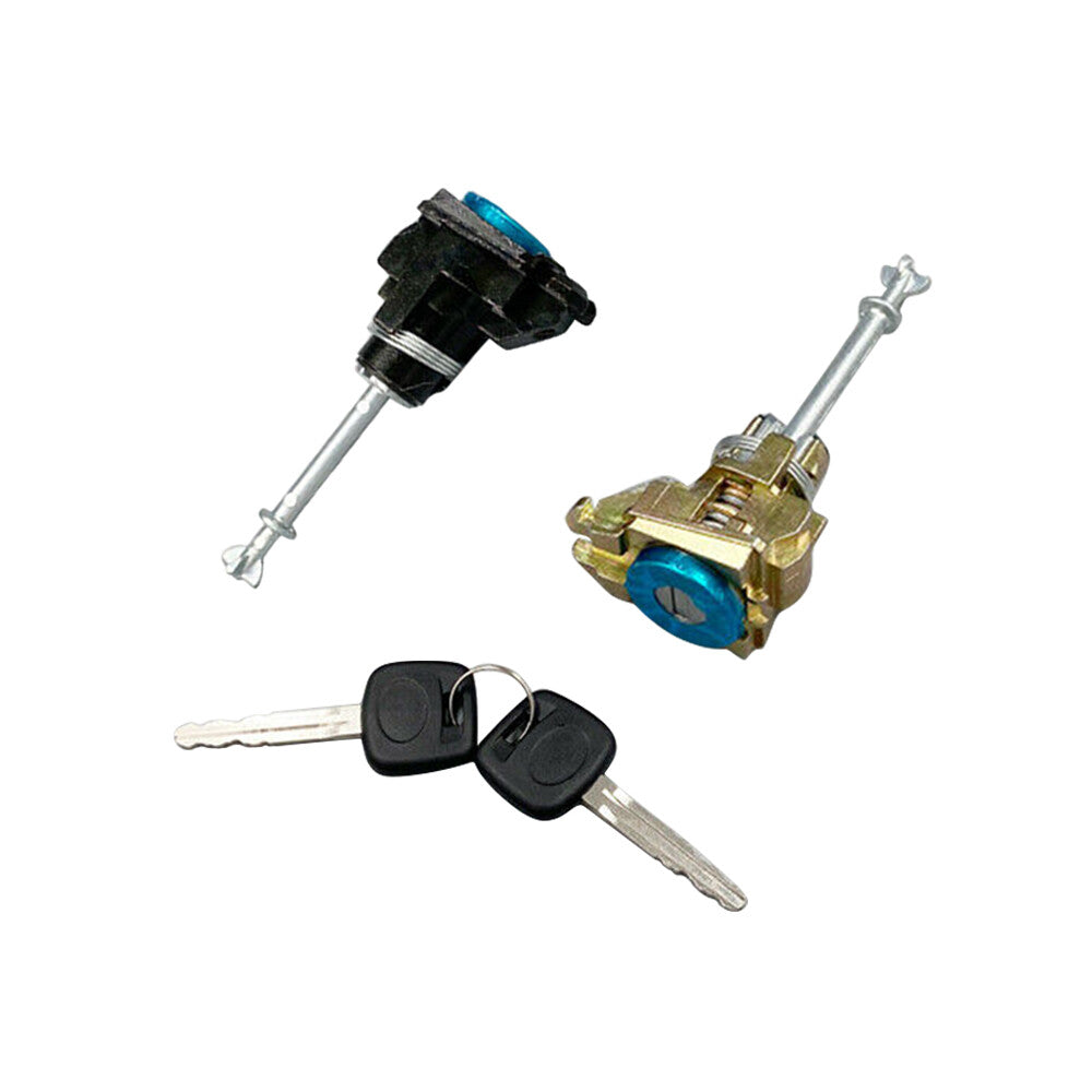 2x Front Door Lock Cylinder 2x Keys for Toyota Innova Fortuner Hilux Vigo