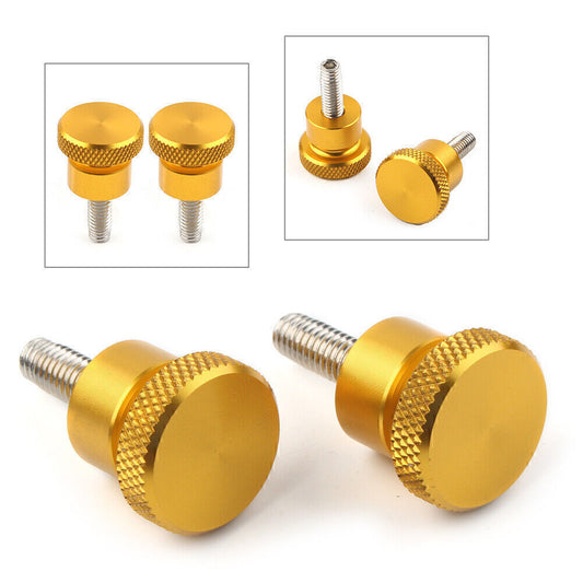 2x Tool for Seat Bolt Short Screw For Scrambler 865 06-15 Thruxton 865 04-15 Gold Q