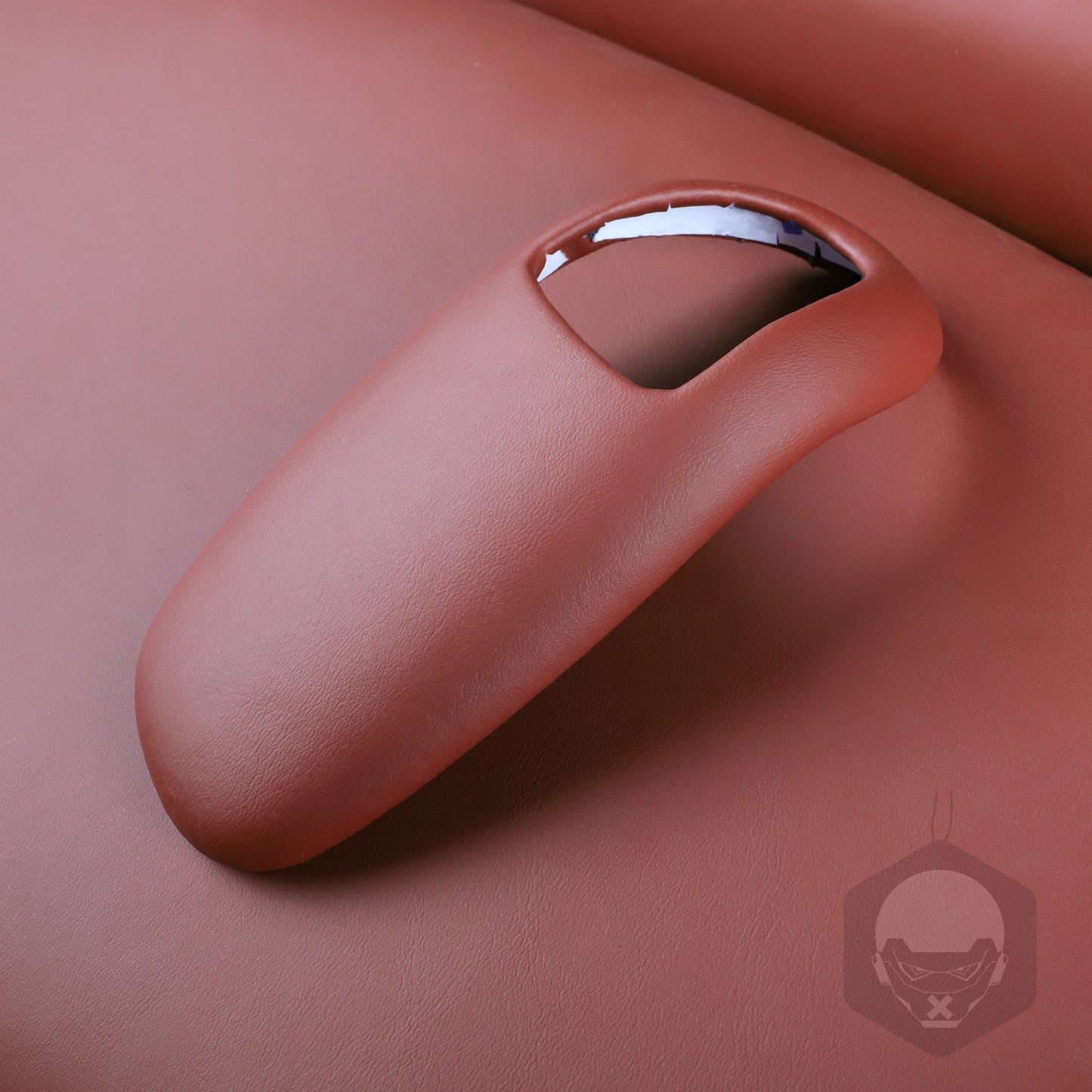 PU Leather Wine Red Gear Shift Knob Panel Trim for Audi for A8 2011-2017 Accessories