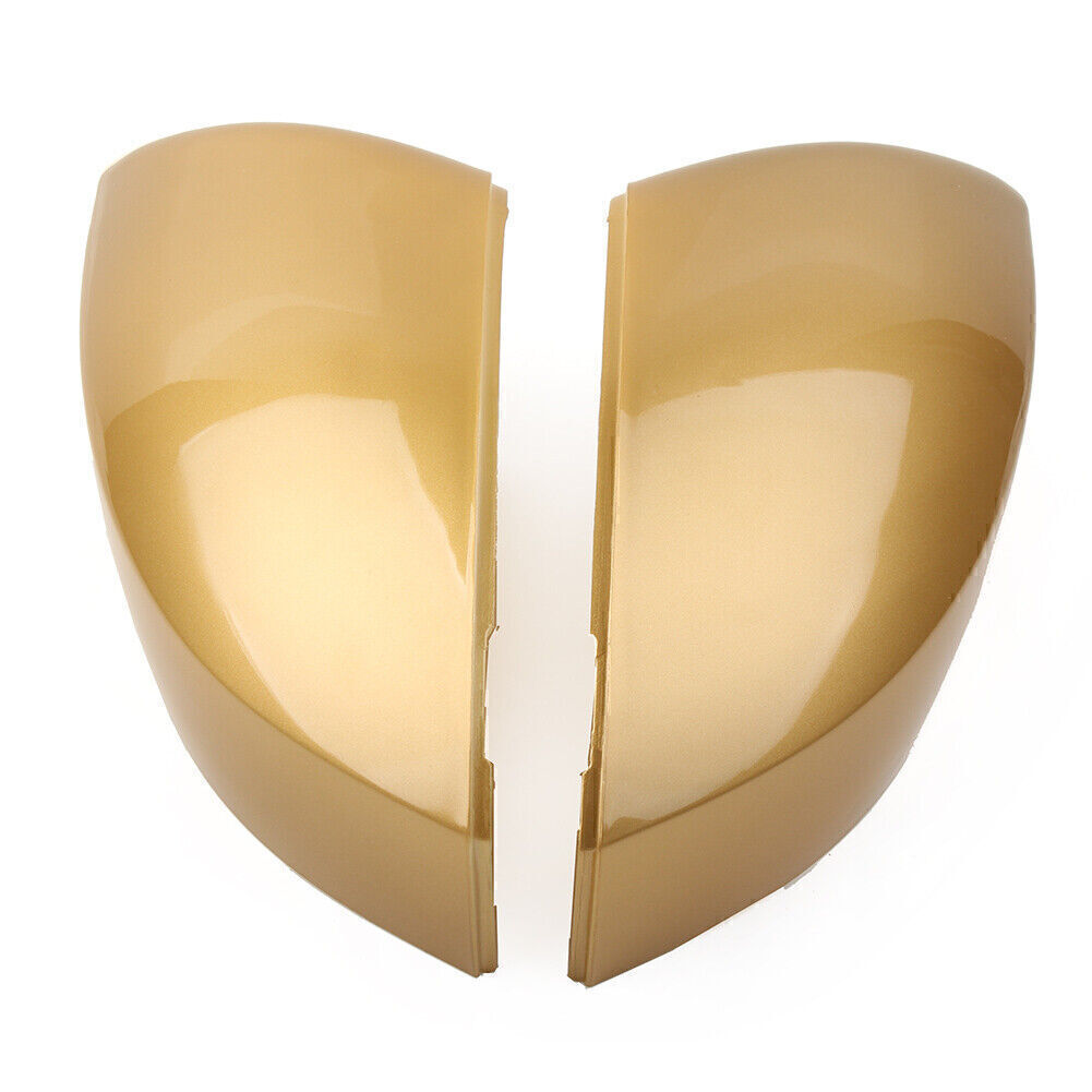 Pair Gold Mirror Cover Cap for Land Rover LR4 LR5 for Range Rover L405 Sport Vogue Q