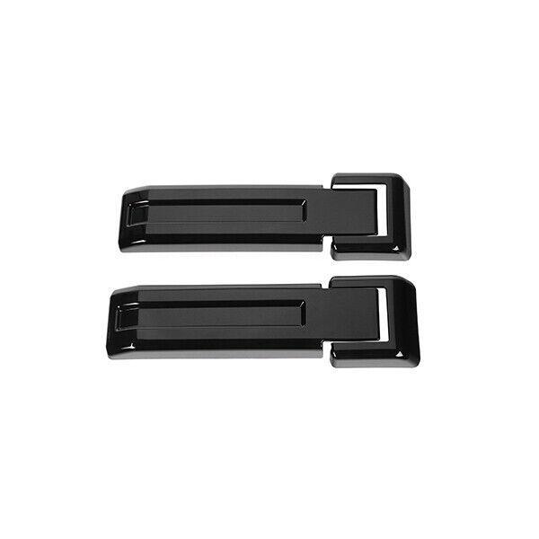 for Jeep for Wrangler JK 2007-2017 ABS Black Trunk Tail Tire Hinge Buckle Trim 4PCS