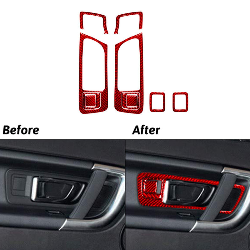 Carbon Fiber Center Navigation LCD Frame Cover Trim For Ranger 2019-2022 v