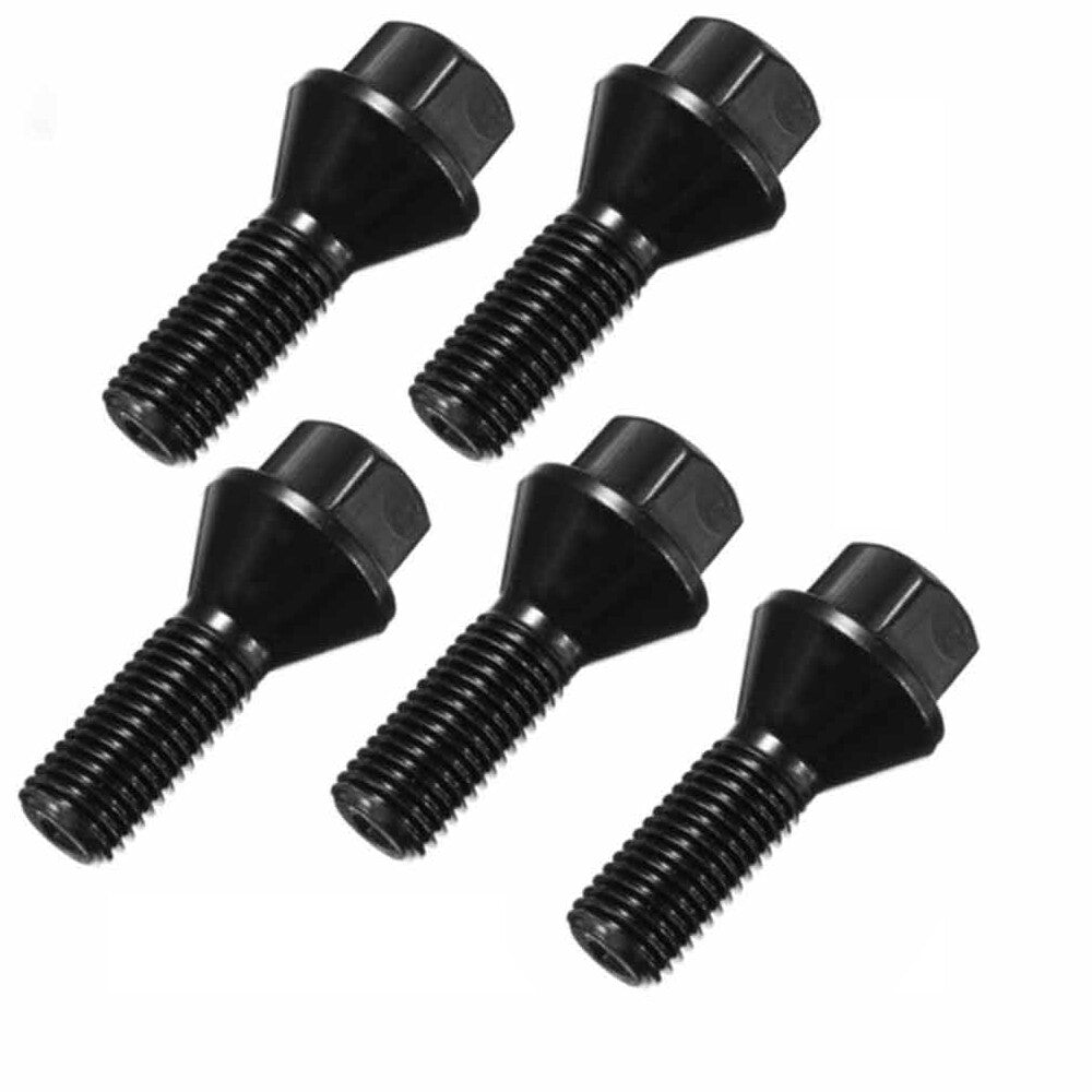 5-piece set of wheel lug bolts and nuts suitable for E46, E90, E39, E60, E53, 361, 367, 81, 150, M121.5- n