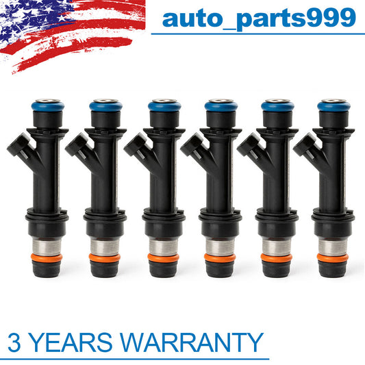 6-pack of new fuel injectors 25313185 for Blazer for GMC Envoy 4.2L 2002-2004 n