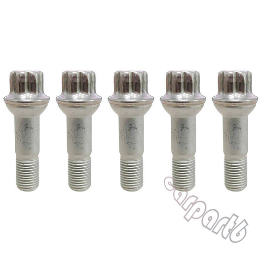 Wheel Lug Bolts Nuts Set of 5 for Benz ML350 S500 GLK350 S550 CL500 GL450 Q