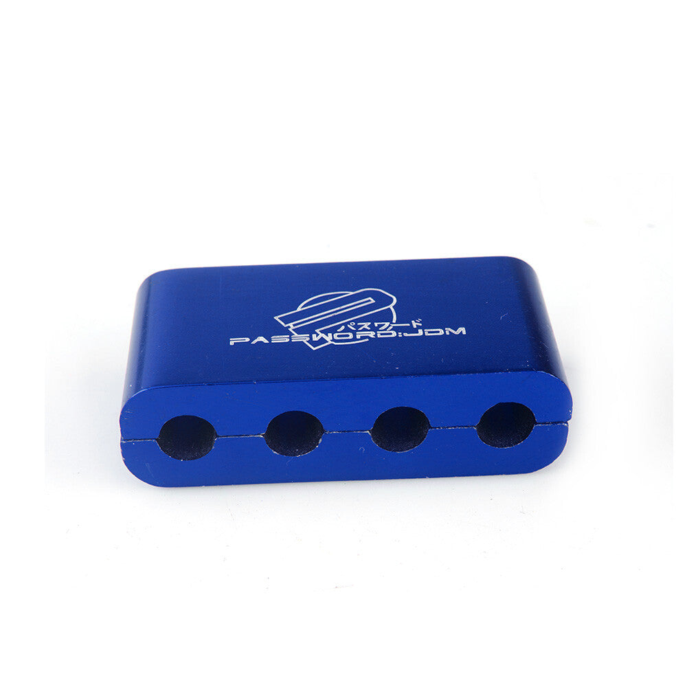 Electrical Wire Clamp Spark Plug Separator Line Ignition Cable Clip Blue JDM Q