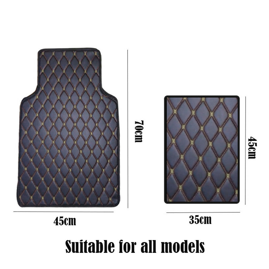 Universal 5Sits Car Styling Car Carpet Floor Mats Protector Waterproof Dustproof Q
