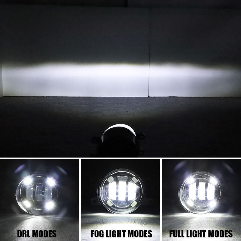 2X 3.5'' LED Fog Light Bumper Driving Lamp DRL for Toyota for Corolla for Camry for Lexus