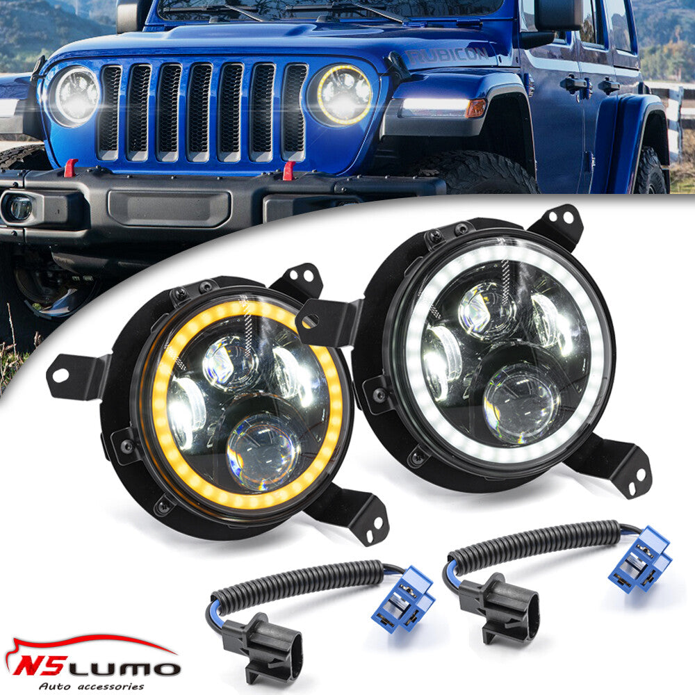  LED headlights for 2007-2011 W204 C-Class DRL headlight upgrade  2906 B
