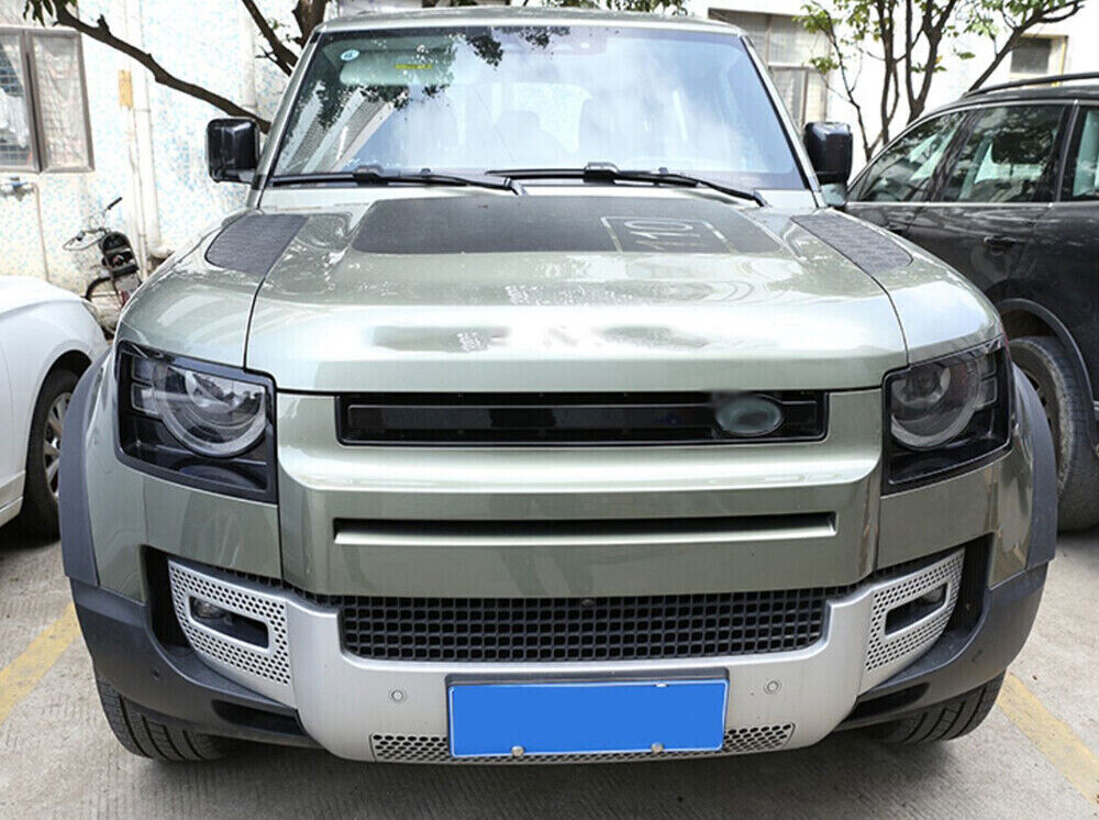 Black Front Grille Strip Trim Rod 20-23 Fits for Land Rover for Defender 90 110 B n