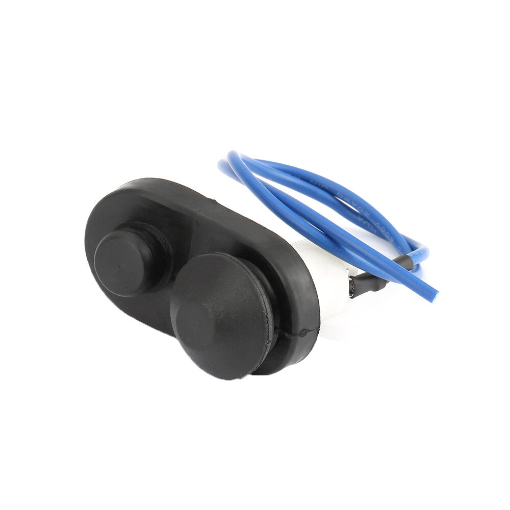 Set of 2 Black Universal Auto Interior Parts Car Door Light Lamp Switch Button