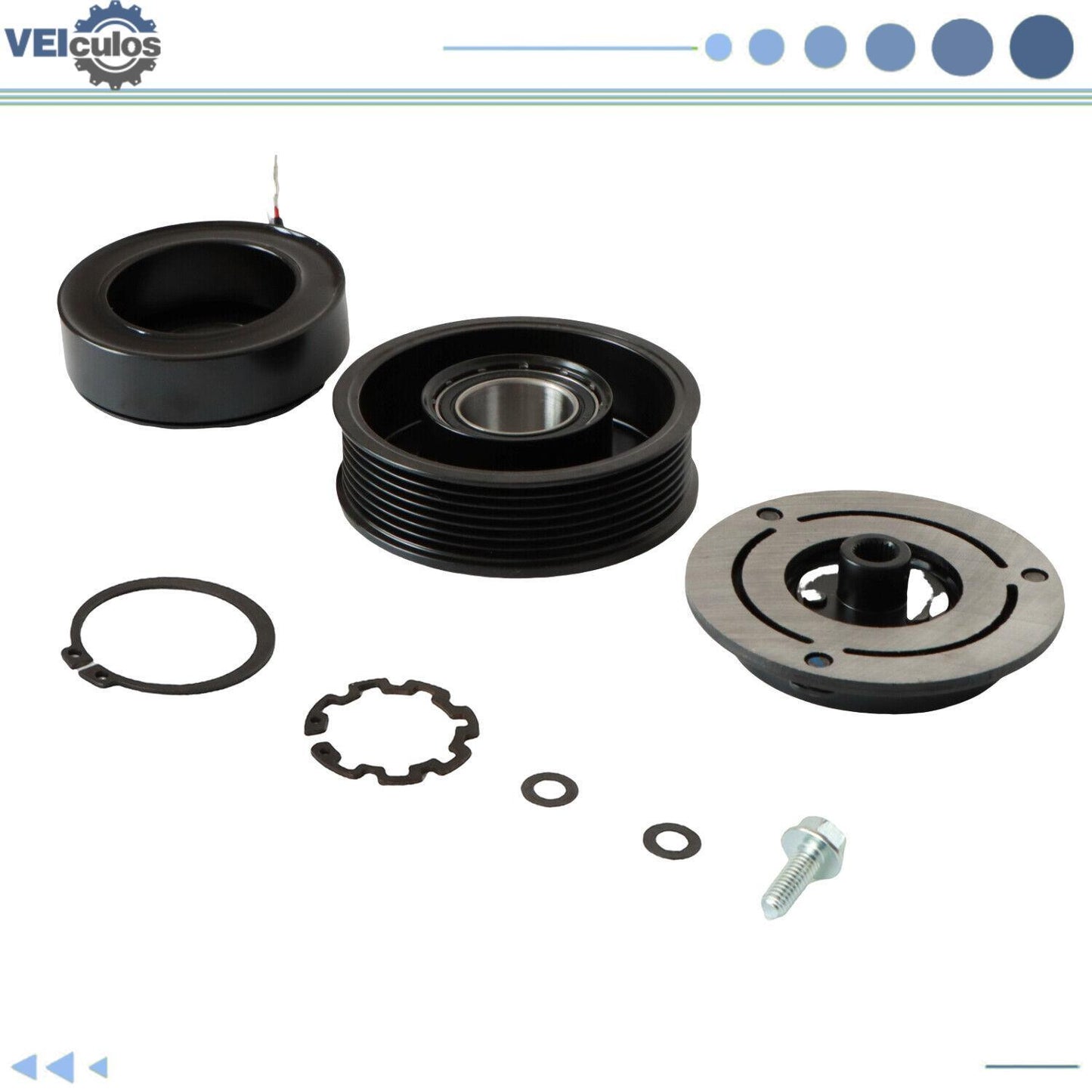 AC A/C Compressor Clutch Kit 88410-04061 For 2005-2015 for Toyota Tacoma 2.7L 4.0L