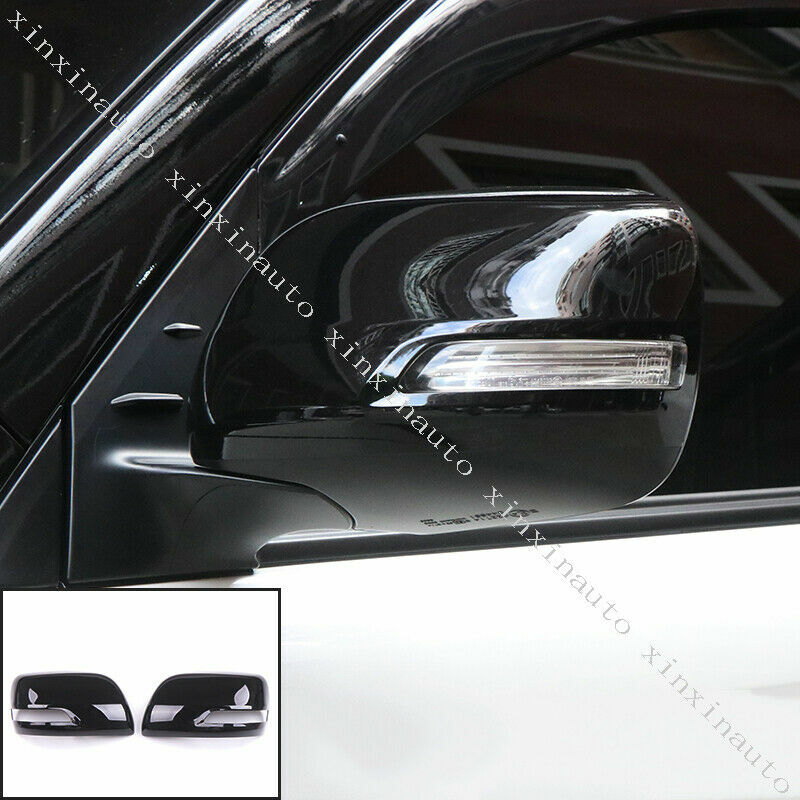 Glossy Black Rear View Mirror Housing Replace for Toyota for Land Cruiser 2012-2021