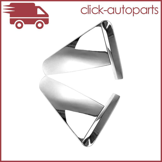 2Pcs for XF 2012-2015 Chrome Air Vent Side Fender Cover Trim Left  Right Side