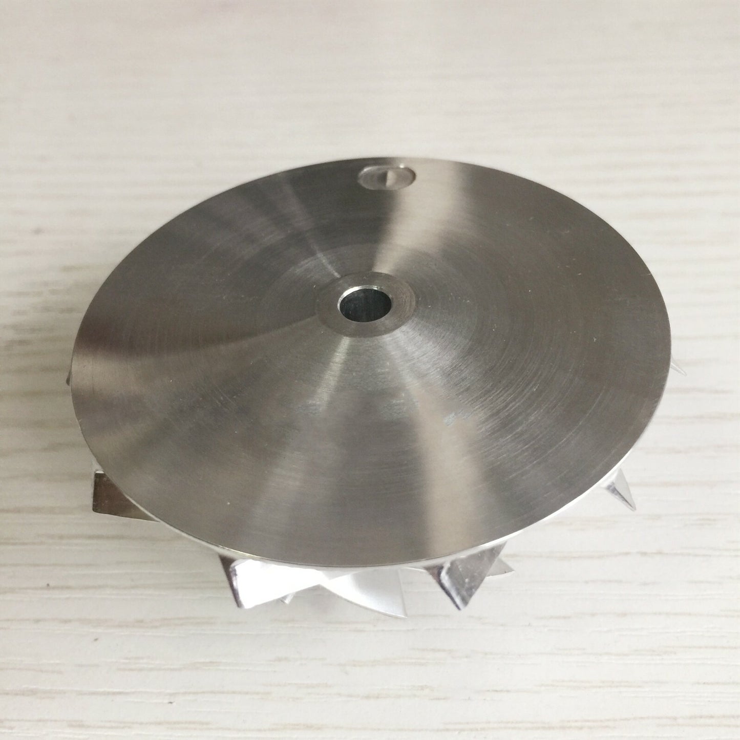 CT26 48.30/64.89 mm 11+0 Blade Turbine Milling/Blank Compressor Wheel